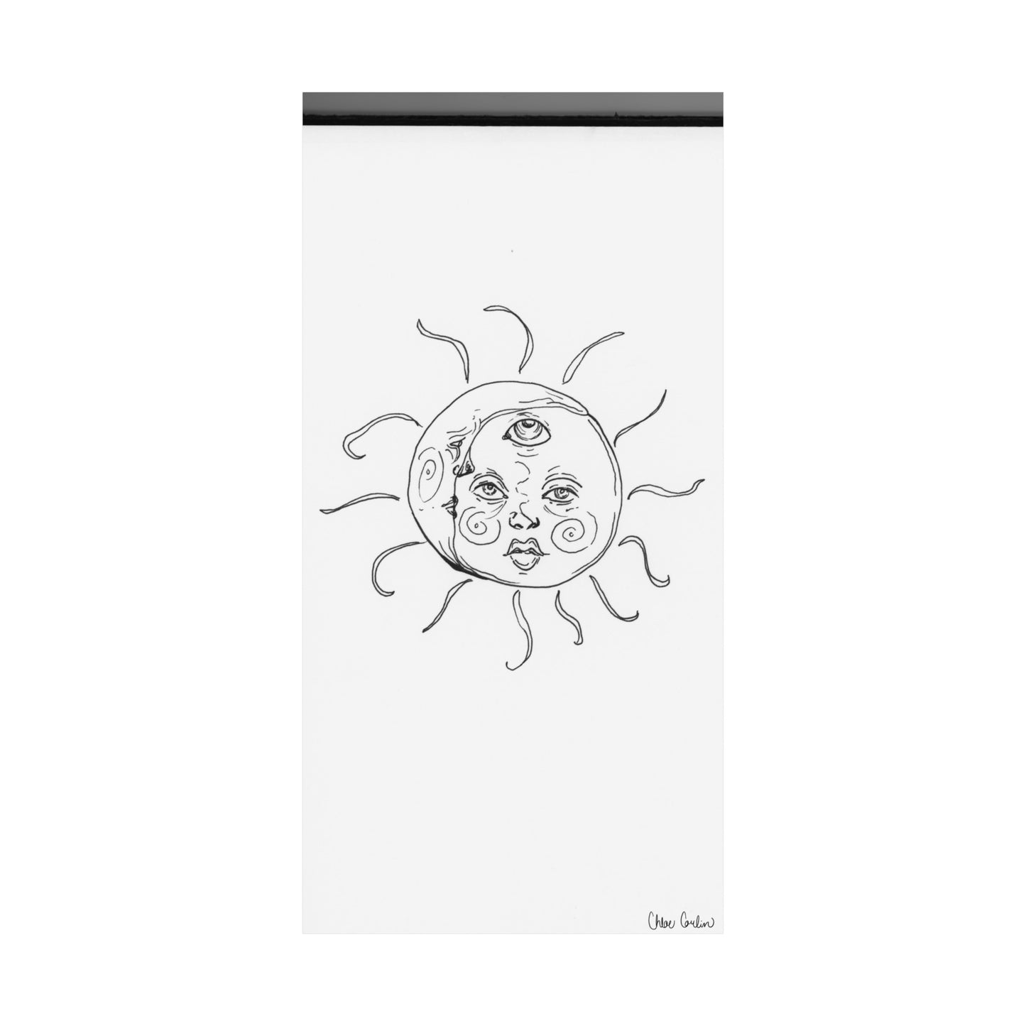 Sun and Moon print