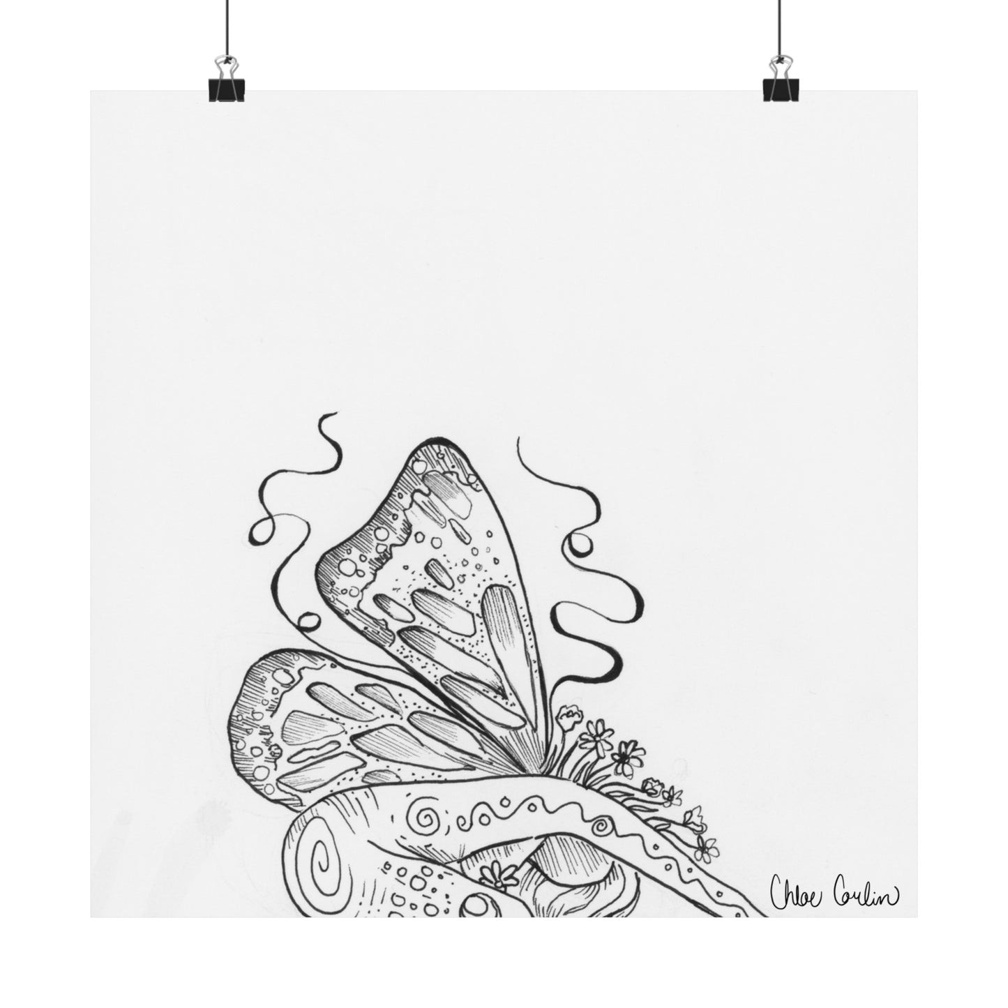 Healing Butterfly Print