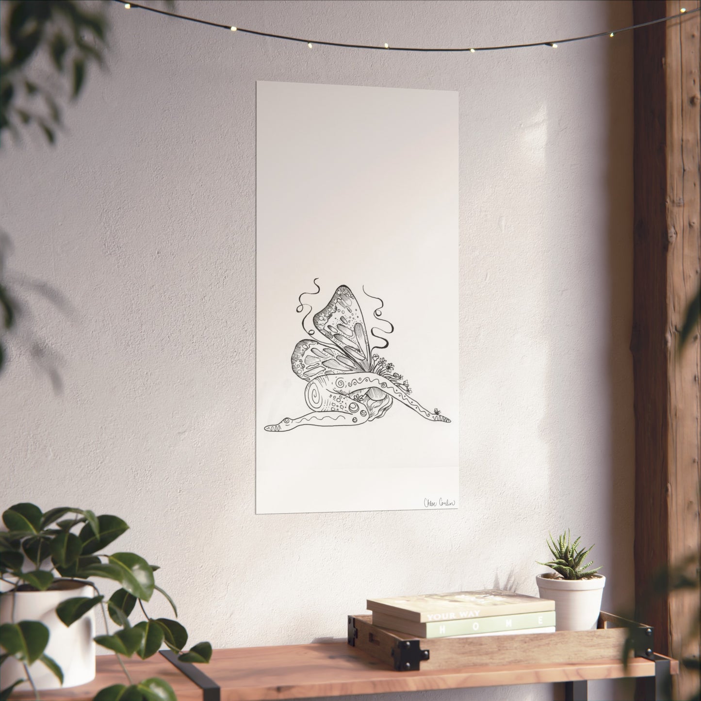 Healing Butterfly Print