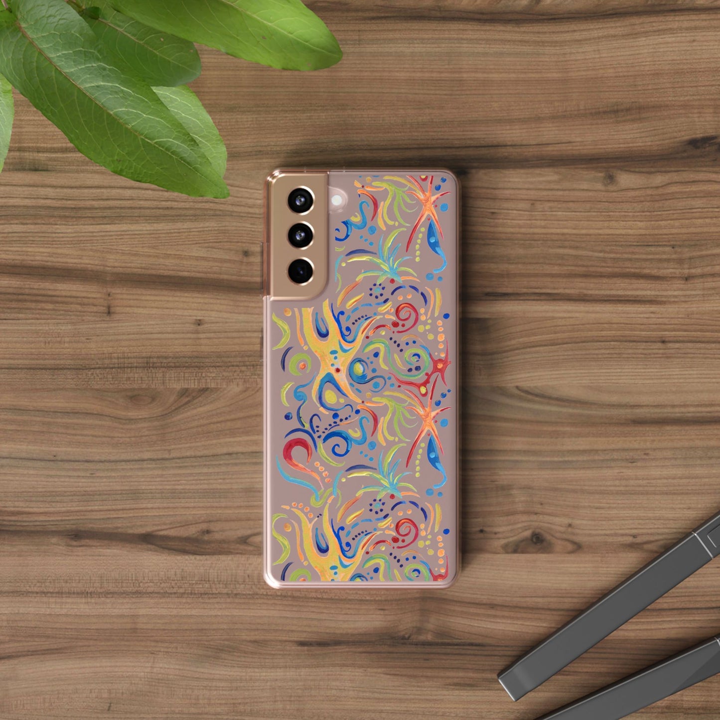 Sea of Stars Clear Phone Case