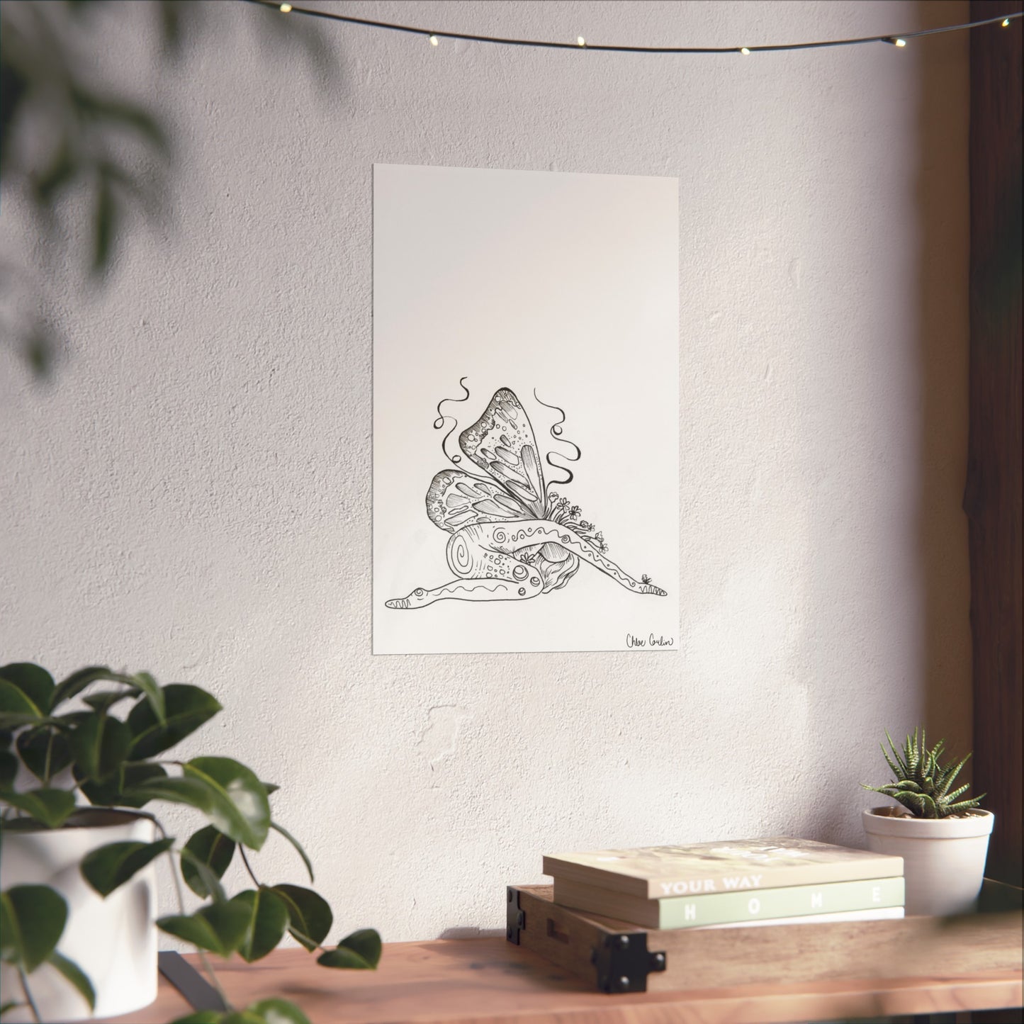 Healing Butterfly Print