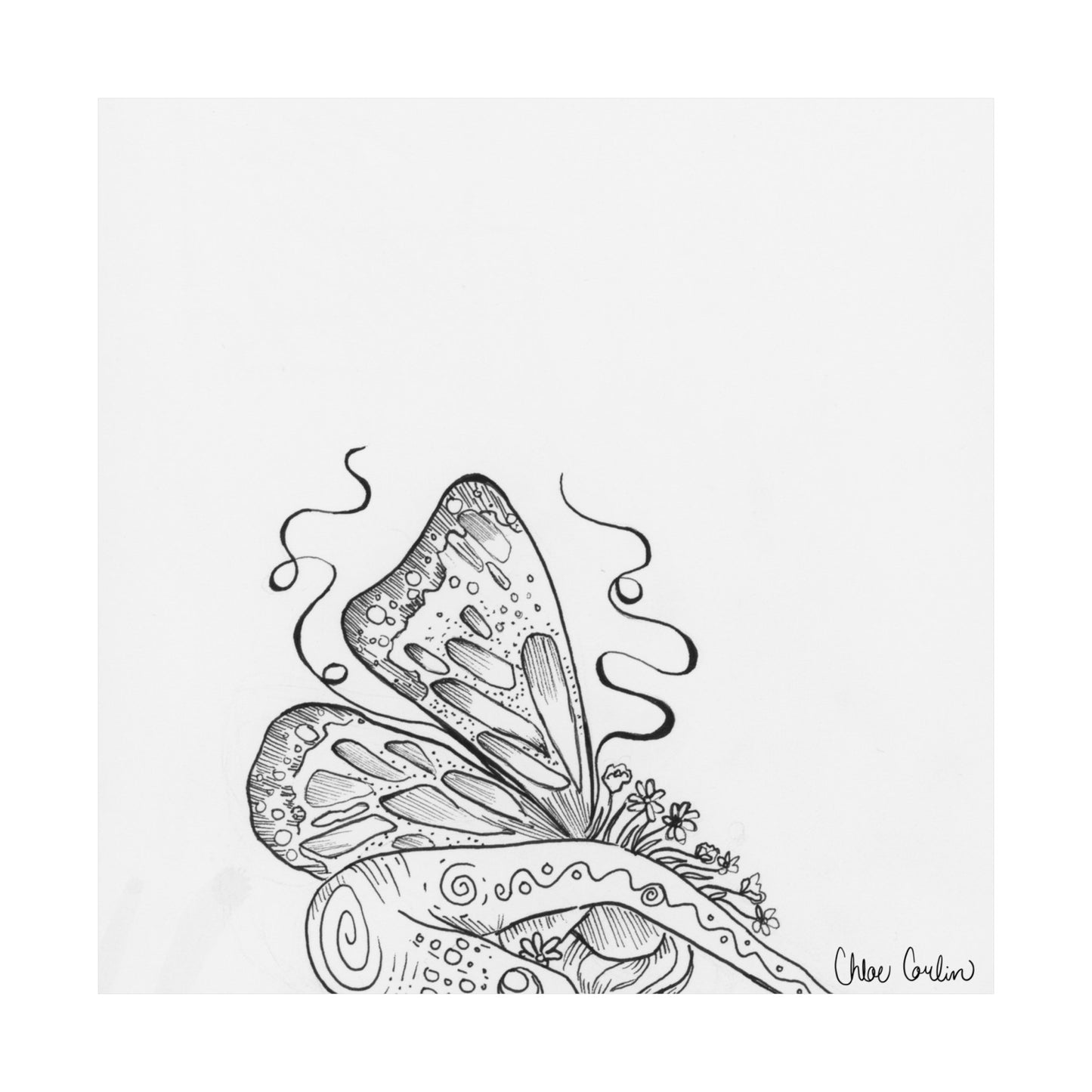 Healing Butterfly Print