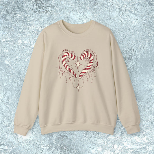 Heart Of Christmas Whimsical Sweatshirt