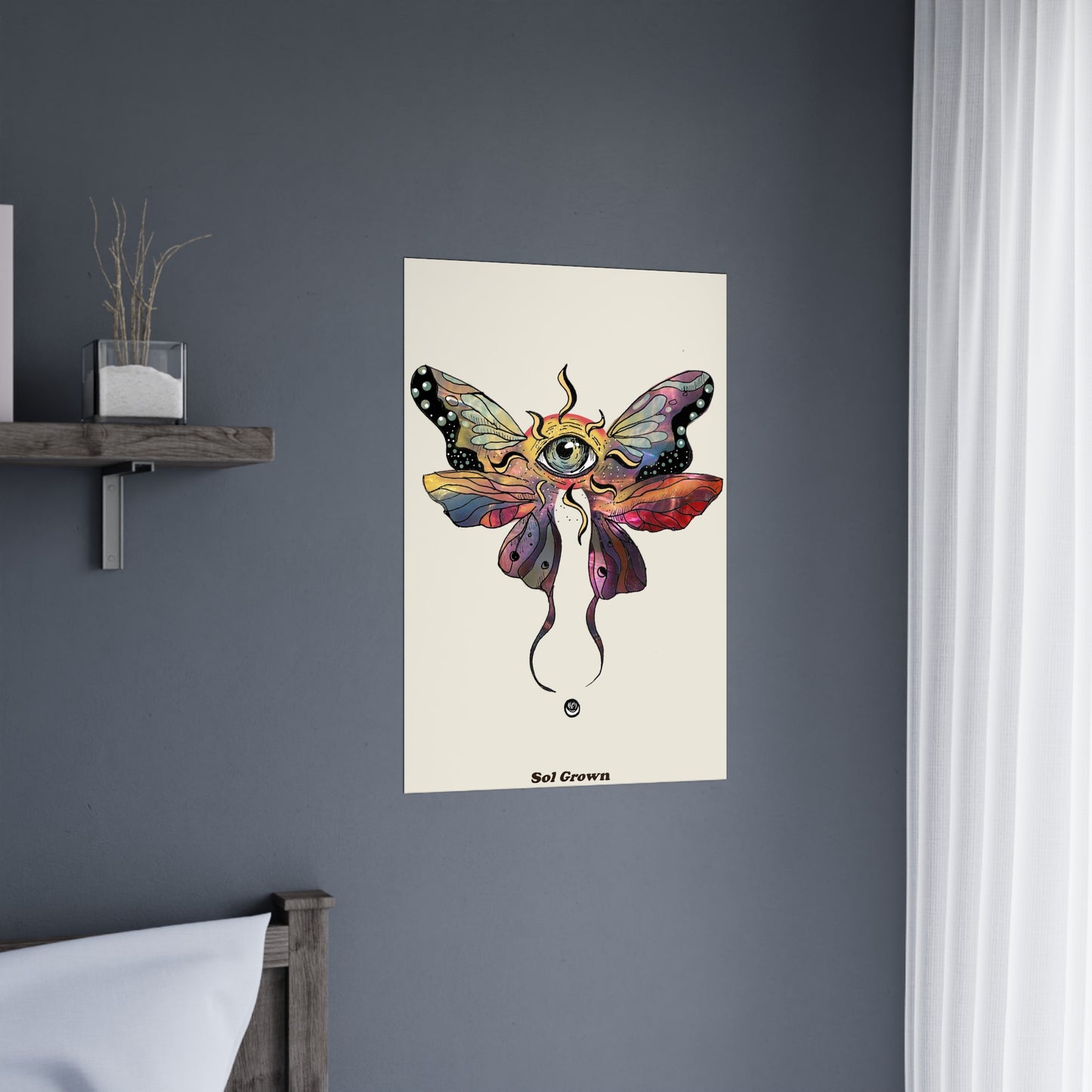 Sun Butterfly Print