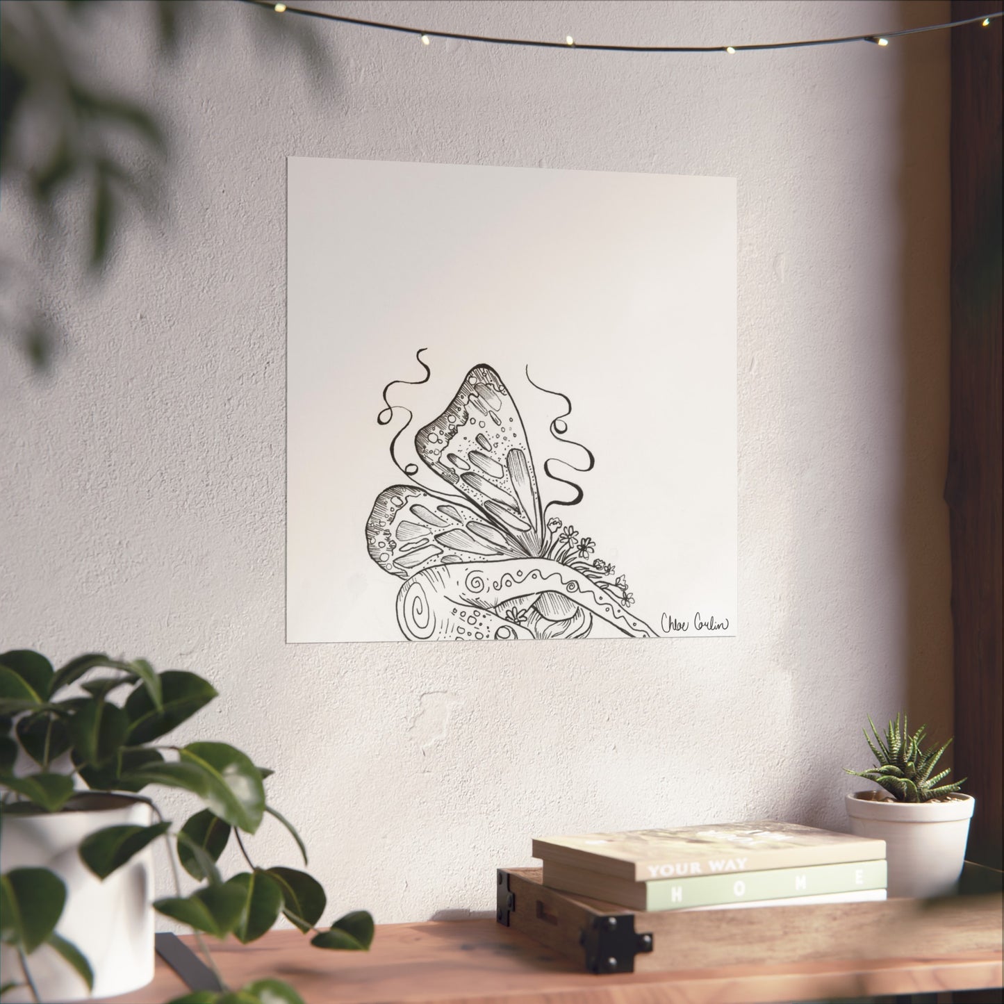 Healing Butterfly Print