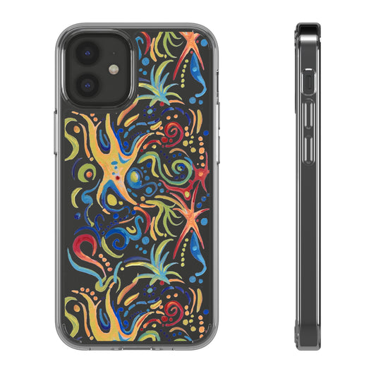 Coque de téléphone transparente Mer d'étoiles