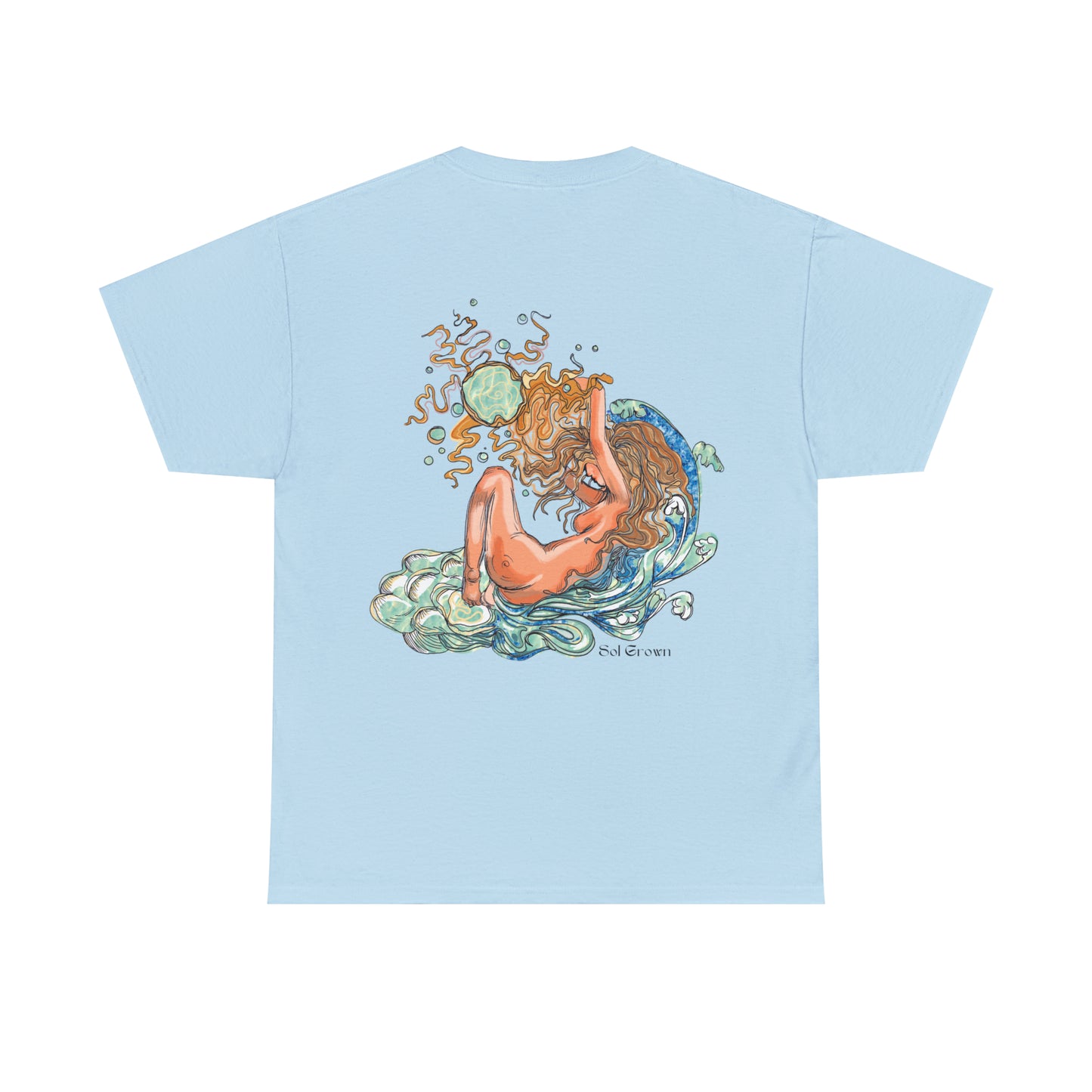 "Flow" Original Art - Sol Grown Unisex T-Shirt 100% Cotton