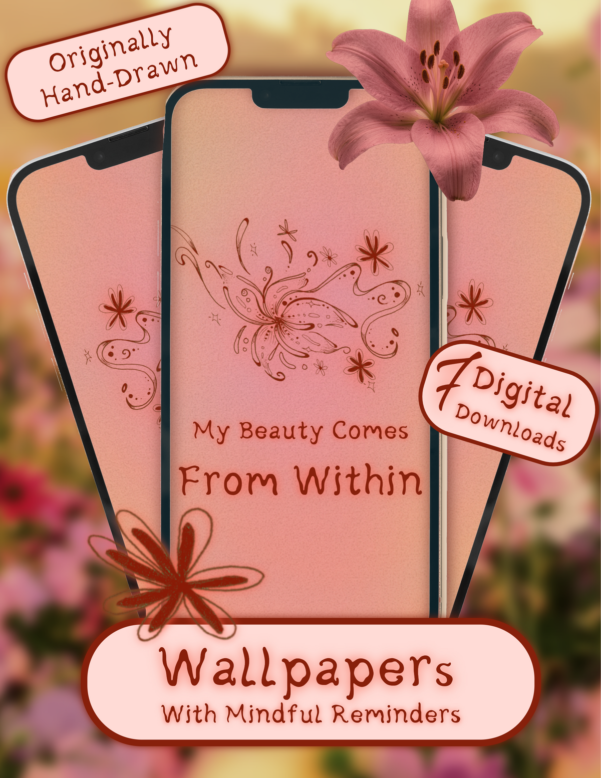 Flower Phone & Laptop Wallpaper